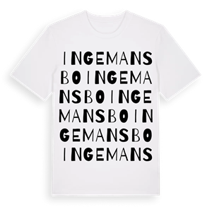 Ingemansbo ordlek t-shirt – ekologisk bomull t-shirt från Pinshirt