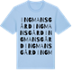 Blue Soul t-shirt med Ingmansgård ordlek t-shirt