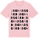 Pink Cotton t-shirt med Ingmansgård ordlek t-shirt