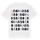 White t-shirt med Ingmansgård ordlek t-shirt