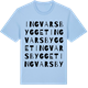 Blue Soul t-shirt med Ingvarsbygget ordlek t-shirt