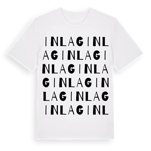 Inlag ordlek t-shirt – ekologisk bomull t-shirt från Pinshirt