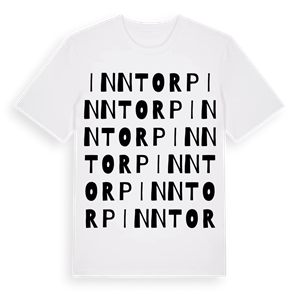 Inntorp ordlek t-shirt – ekologisk bomull t-shirt från Pinshirt