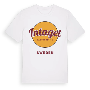 Intaget cirkel t-shirt – ekologisk bomull t-shirt från Pinshirt