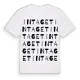 Intaget ordlek t-shirt
