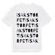 White t-shirt med Isakstorpet ordlek t-shirt