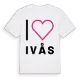 Jag älskar Ivås t-shirt stort tryck