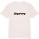 Vintage White t-shirt med Jägartorp fetstil t-shirt