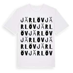 Järlöv ordlek t-shirt – ekologisk bomull t-shirt från Pinshirt