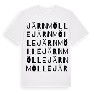 Järnmölle ordlek t-shirt – ekologisk bomull t-shirt från Pinshirt