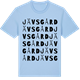 Blue Soul t-shirt med Jävsgård ordlek t-shirt