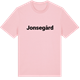 Pink Cotton t-shirt med Jonsegård fetstil t-shirt