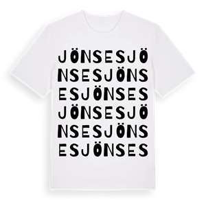 Jönses ordlek t-shirt – ekologisk bomull t-shirt från Pinshirt
