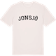 Vintage White t-shirt med Jonsjö böjd t-shirt