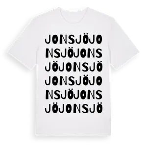 Jonsjö ordlek t-shirt – ekologisk bomull t-shirt från Pinshirt