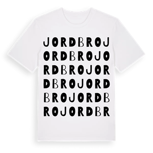 Jordbro ordlek t-shirt – ekologisk bomull t-shirt från Pinshirt