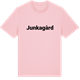 Pink Cotton t-shirt med Junkagård fetstil t-shirt
