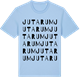 Blue Soul t-shirt med Jutarum ordlek t-shirt