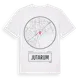 White t-shirt med Jutarum t-shirt