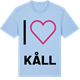 Blue Soul t-shirt med Jag älskar Kåll t-shirt stort tryck