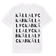 Källalyckan ordlek t-shirt