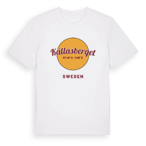 Källåsberget cirkel t-shirt – ekologisk bomull t-shirt från Pinshirt
