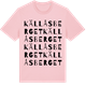 Pink Cotton t-shirt med Källåsberget ordlek t-shirt