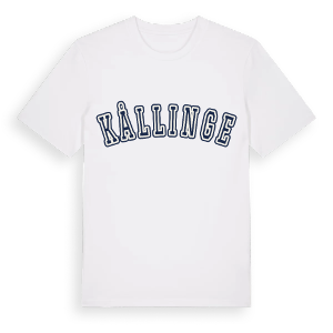 Kållinge college t-shirt – ekologisk bomull t-shirt från Pinshirt