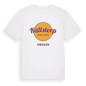 Källstorp cirkel t-shirt – ekologisk bomull t-shirt från Pinshirt