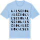 Blue Soul t-shirt med Kalsebo ordlek t-shirt