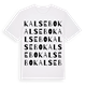 Kalsebo ordlek t-shirt