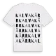 Kalvakärr ordlek t-shirt