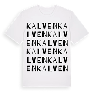 Kalven ordlek t-shirt – ekologisk bomull t-shirt från Pinshirt