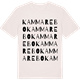 Vintage White t-shirt med Kammarebo ordlek t-shirt