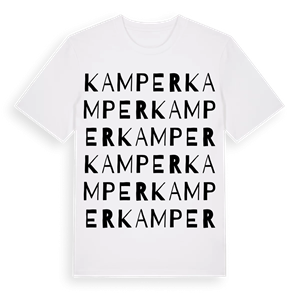 Kamper ordlek t-shirt – ekologisk bomull t-shirt från Pinshirt