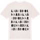 Vintage White t-shirt med Kaninholmarna ordlek t-shirt