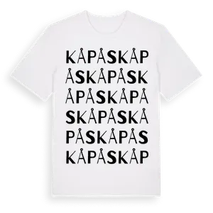 Kåpås ordlek t-shirt – ekologisk bomull t-shirt från Pinshirt