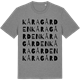 Mid Heather Gray t-shirt med Kåragården ordlek t-shirt