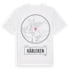 White t-shirt med Kärleken t-shirt