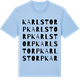 Blue Soul t-shirt med Karlstorp ordlek t-shirt