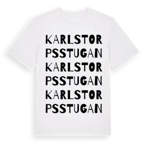 Karlstorpsstugan ordlek t-shirt – ekologisk bomull t-shirt från Pinshirt
