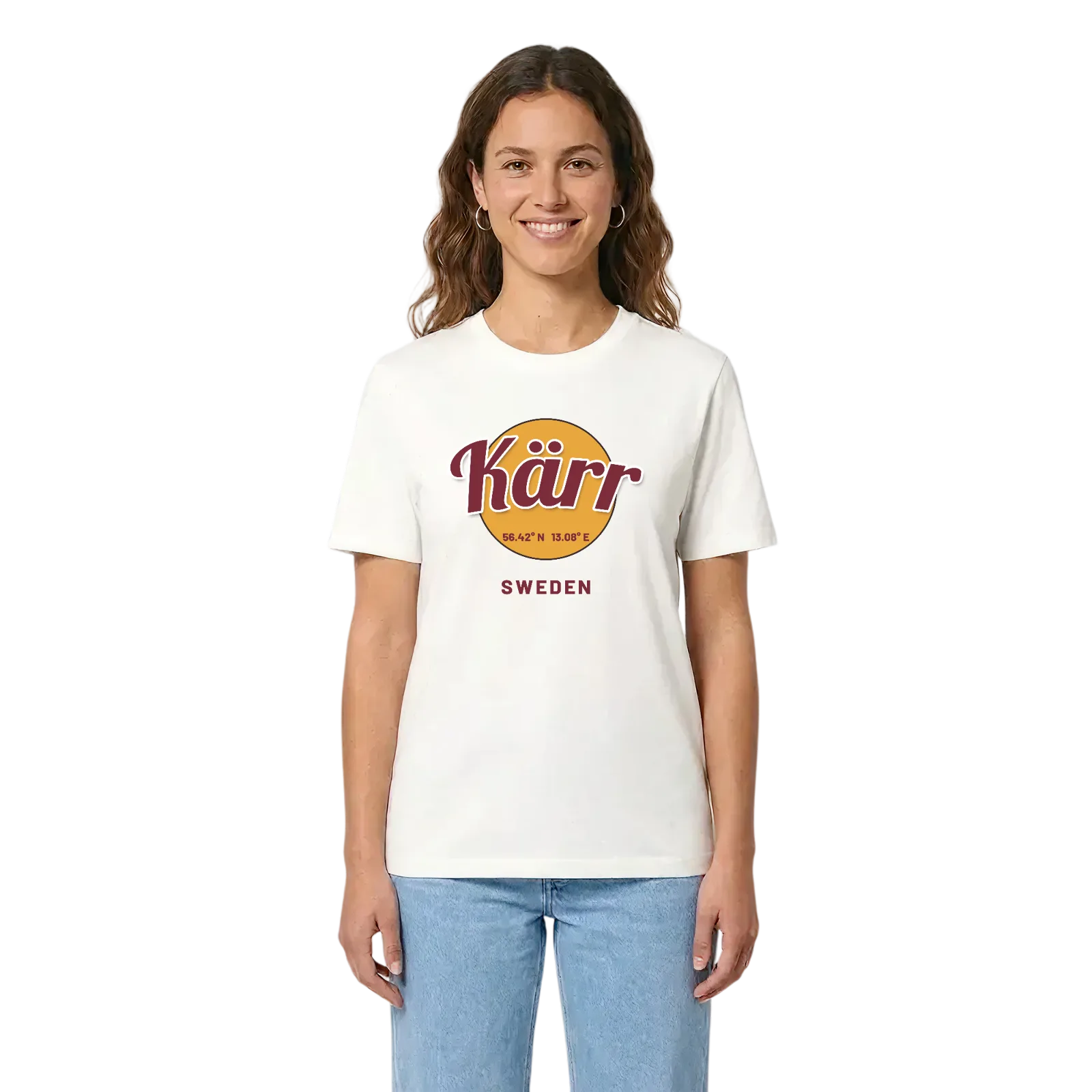 Kärr cirkel t-shirt – White, i miljö