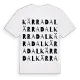 Kärradal ordlek t-shirt