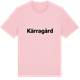 Pink Cotton t-shirt med Kärragård fetstil t-shirt