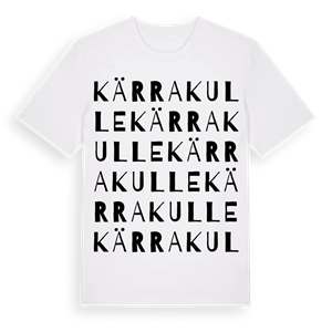 Kärrakulle ordlek t-shirt – ekologisk bomull t-shirt från Pinshirt