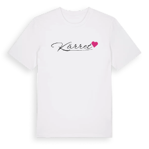Kärret hjärta t-shirt – ekologisk bomull t-shirt från Pinshirt
