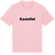 Pink Cotton t-shirt med Kastellet fetstil t-shirt