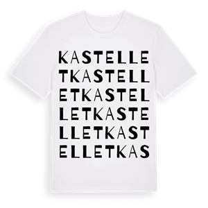 Kastellet ordlek t-shirt – ekologisk bomull t-shirt från Pinshirt