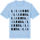 Blue Soul t-shirt med Kilabron ordlek t-shirt