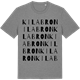 Mid Heather Gray t-shirt med Kilabron ordlek t-shirt